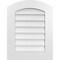 Ekena Millwork Arch Top Surface Mount PVC Gable Vent: Functional, w/ 3-1/2"W x 1"P Standard Frame, 20"W x 26"H GVPAR20X2601SF - alternate 1
